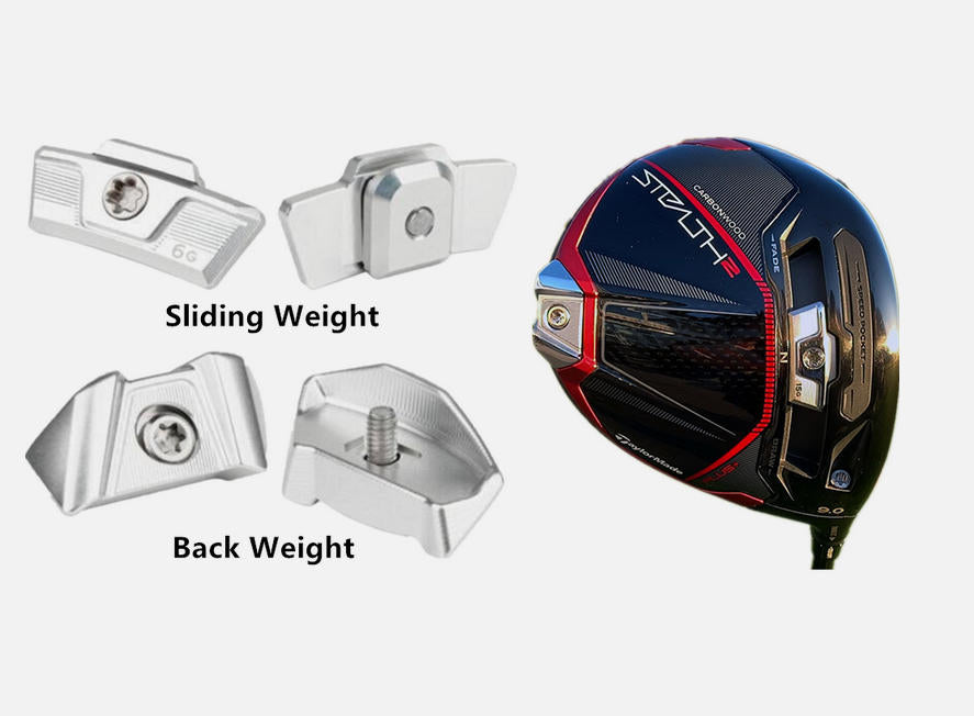 For Taylormade Stealth 2 Plus Driver Golf Club Head Back/Sliding Weight Option